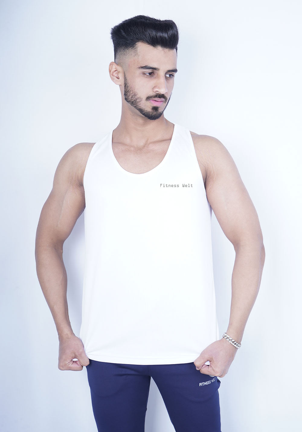 Muscle Tank Top White