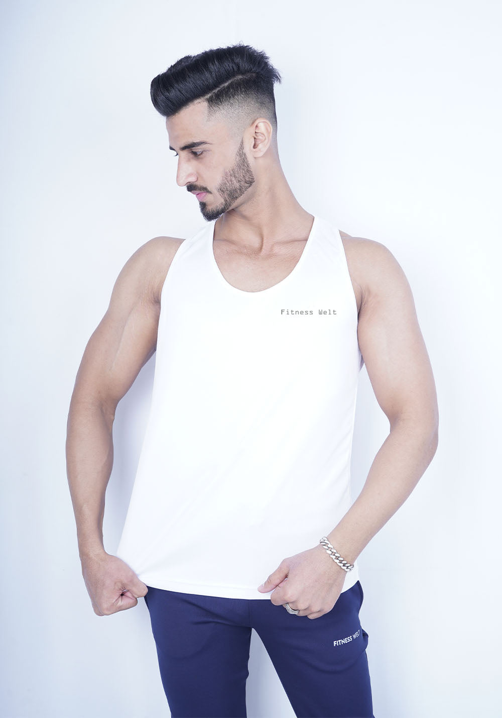 Muscle Tank Top White