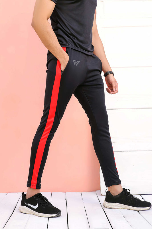 Fitness Welt - Red Panel Bottoms