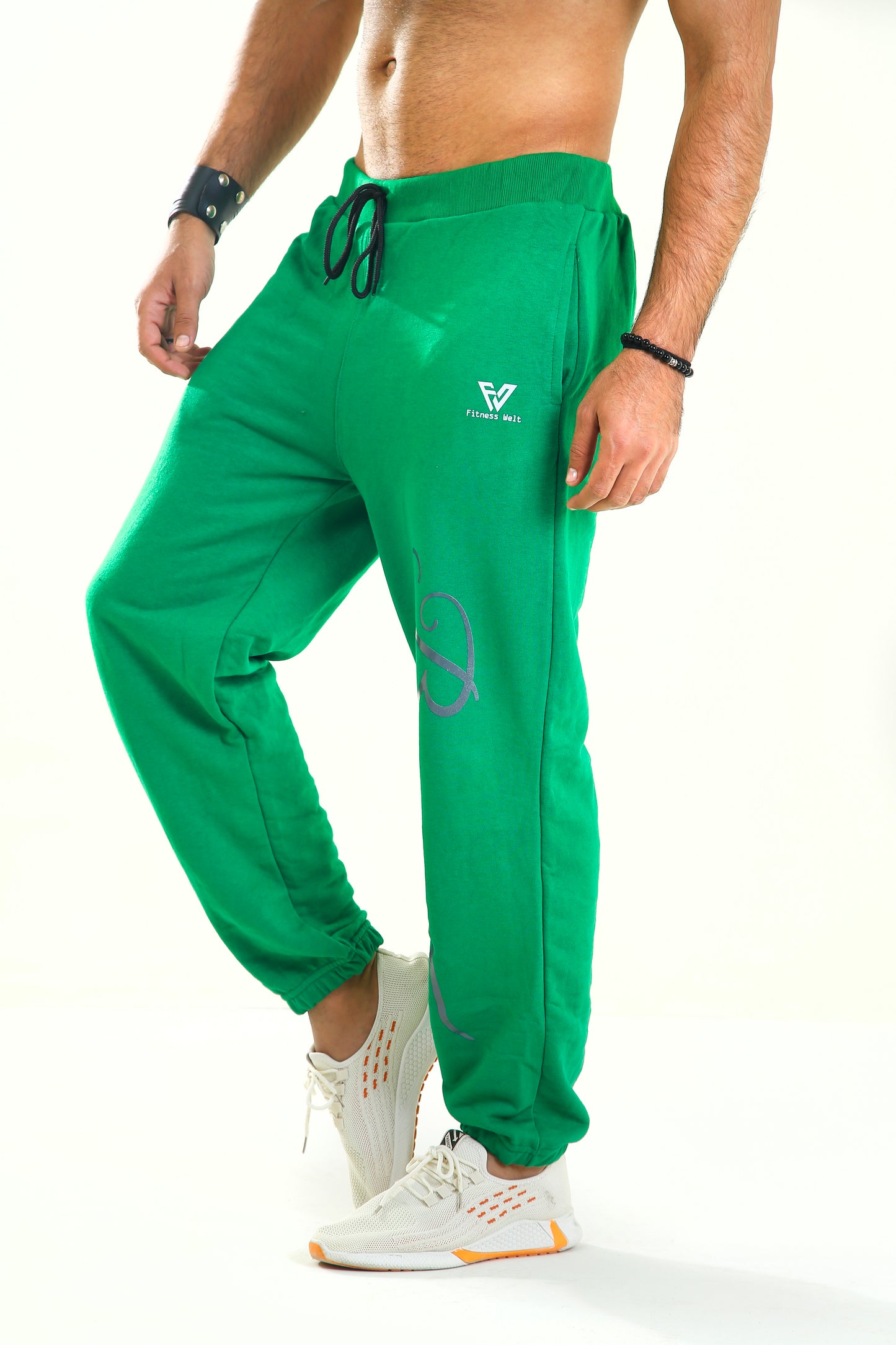 Green Unisex Regular Fit Bottoms