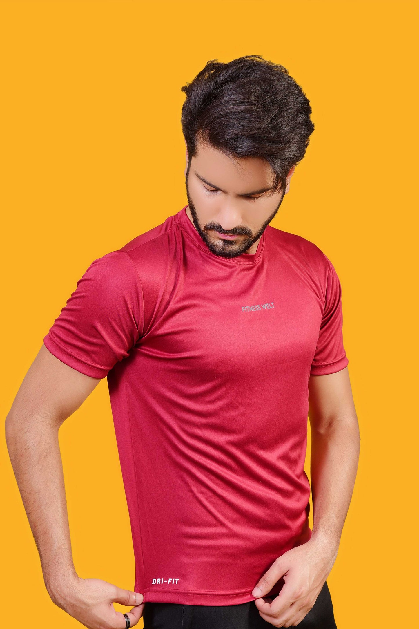 Fitness Welt - Muscle Tee Red