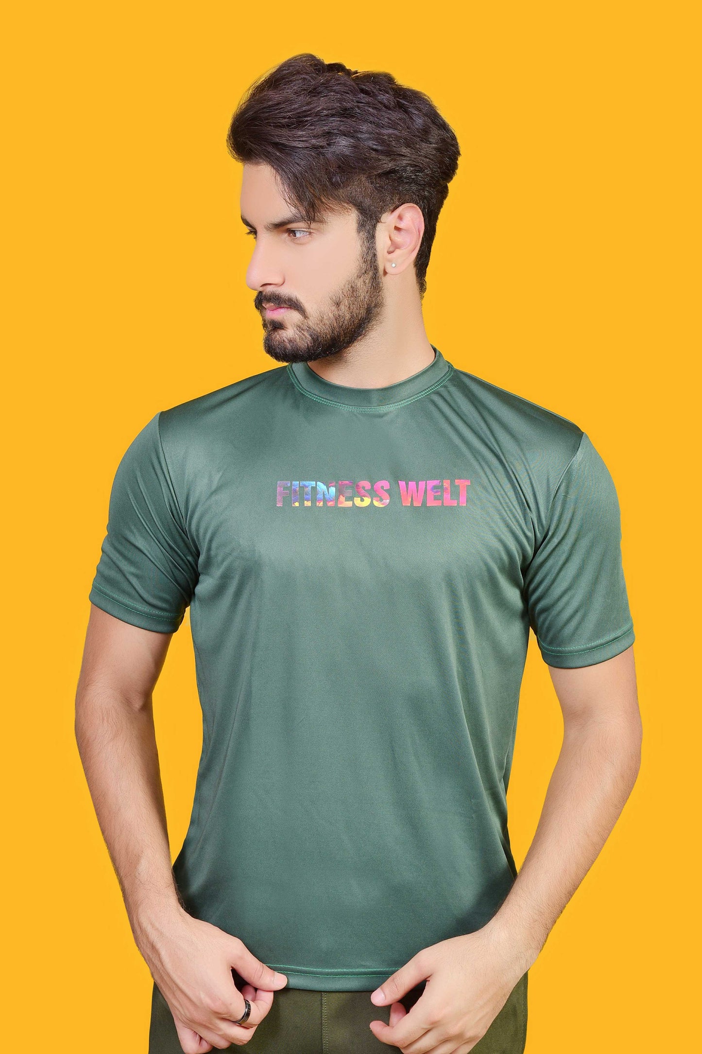 Fitness Welt - Muscle Tee Green